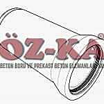 Q 700 mm Muflu Betonarme Boru